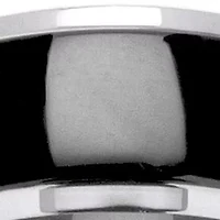 Wedding Band Stainless Steel and Black Ion-Plated (10mm)