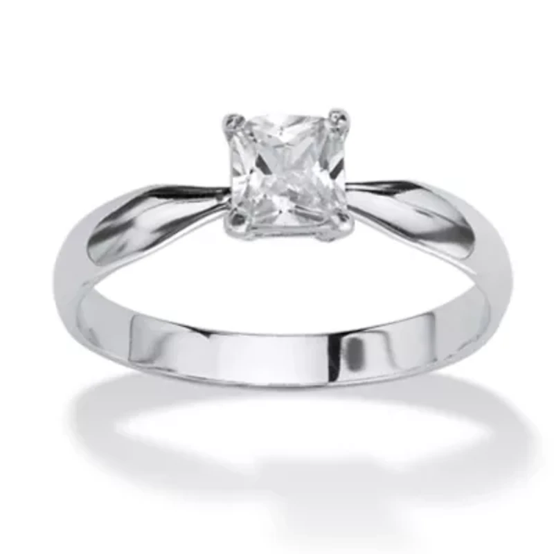 Birthstone .925 Silver Solitaire Ring