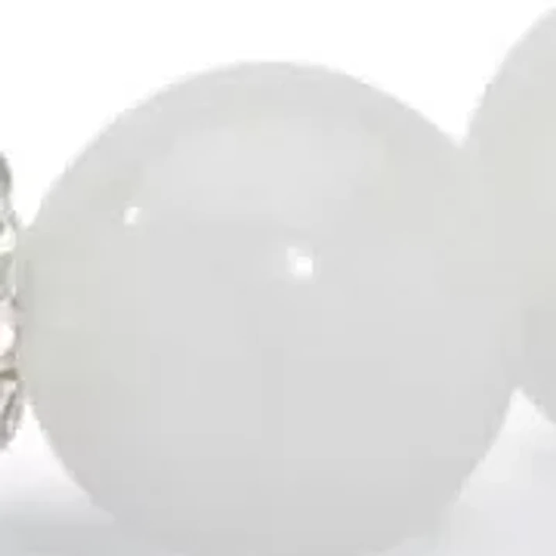 Agate & Simulated Birthstone Stretch Bracelet