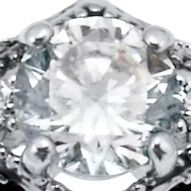 .75 TCW Round Cubic Zirconia Antiqued Sterling Silver Filigree Ring