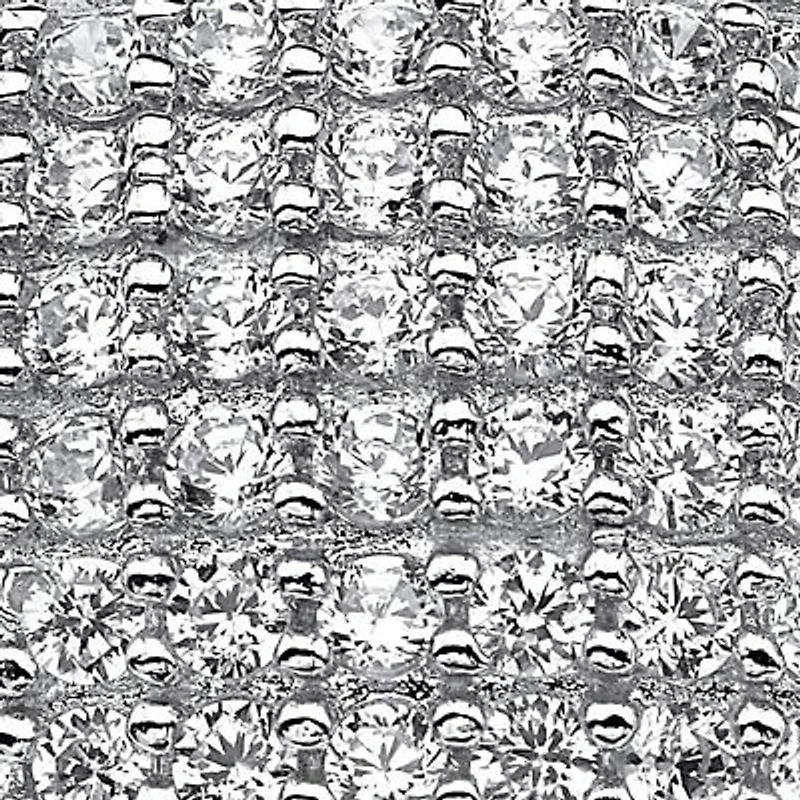 3.00 TCW Pave Cubic Zirconia Multi-Row Eternity Band Sterling Silver