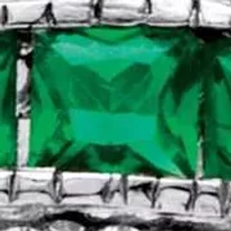 6.03 TCW Simulated Emerald Eternity Ring Platinum-plated Sterling Silver