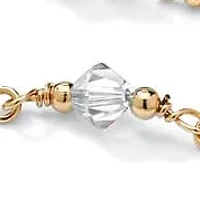 Birthstone Gold-Plated Sterling Silver Ankle Bracelet