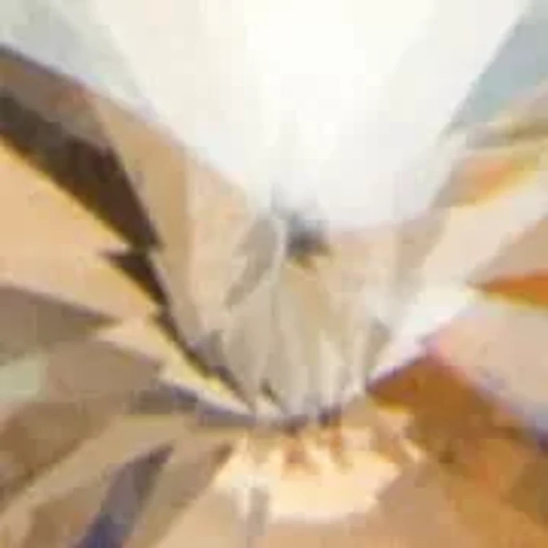 Round and Baguette-Cut Champagne Crystal Rose Goldtone Fringe Necklace 18"-20"