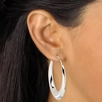 Hoop Earrings in .925 Sterling Silver