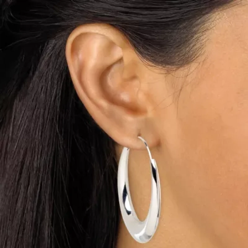 Hoop Earrings in .925 Sterling Silver