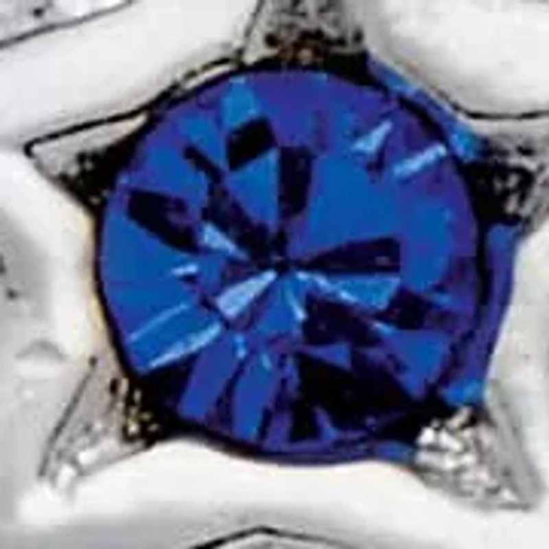 Round Crystal .925 Sterling Silver Antique-Finish Moon and Stars Drop Earrings