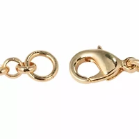 1.54 Cttw. Cubic Zirconia Goldtone Purse and Shoe Fashion Charm Bracelet 7.5"