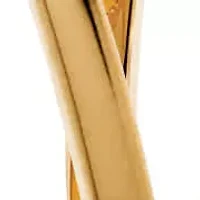 3 Pair Hoop Earrings Set in Yellow Goldtone