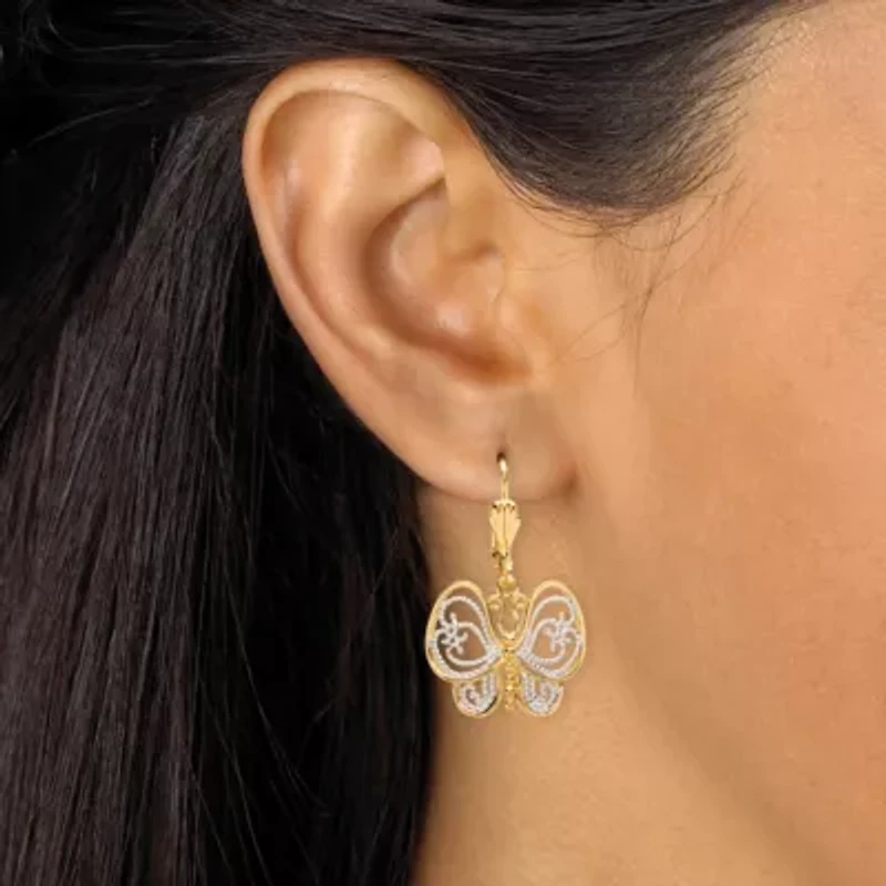 18kt Yellow Gold Plated Earrings