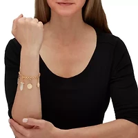 Crystal 14k Yellow Gold-Plated Interchangeable Charm Bracelet Set