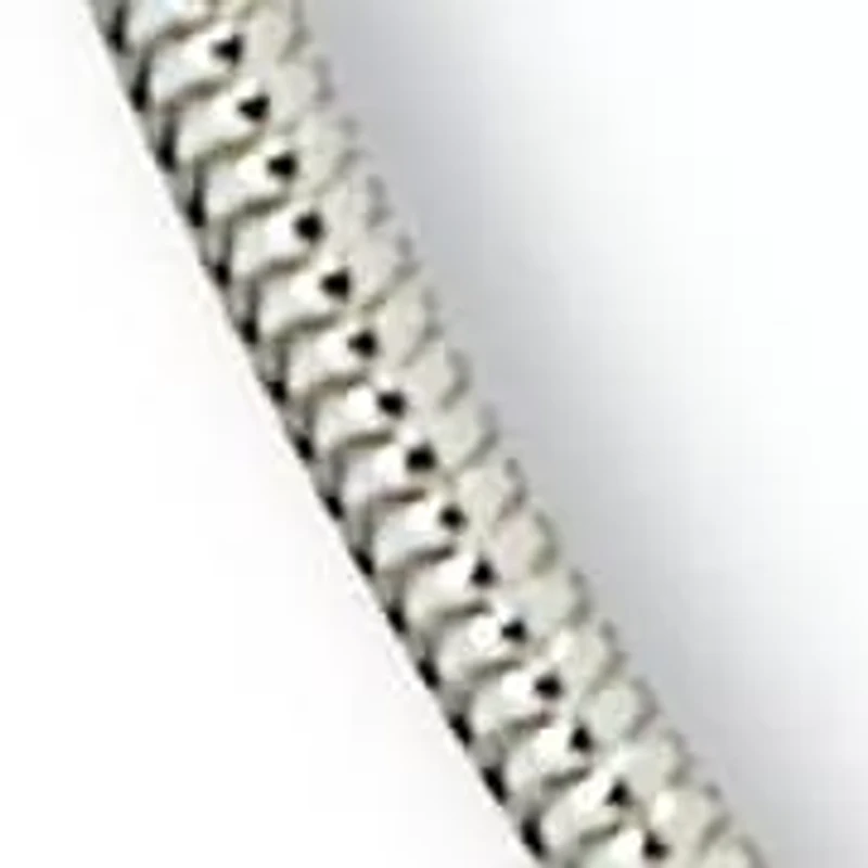 Silvertone Endless Necklace (14mm), 38 Inch length, plus 3 inch extension