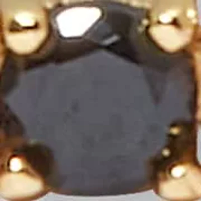 5.9 TCW Round Black and White CZ Sterling Silver Tennis Bracelet 8-inch