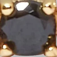 5.9 TCW Round Black and White CZ Sterling Silver Tennis Bracelet 8-inch