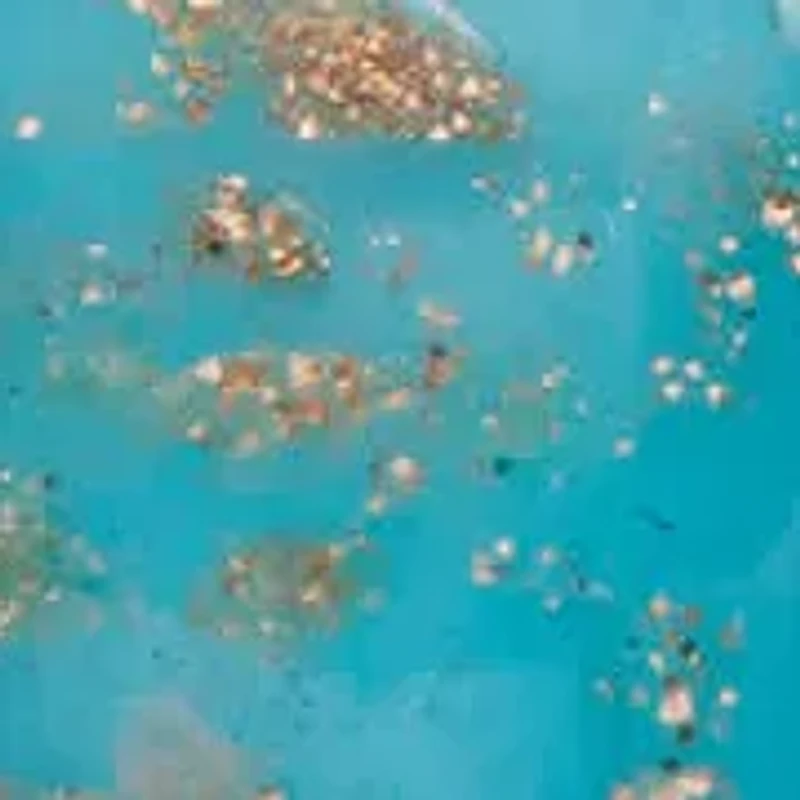 Blue Beaded Bali-Style Elephant Charm Antiqued Silvertone Bracelet 7.5"