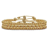 Ball Bead Goldtone Bracelets 7-inch length plus 2-inch extension