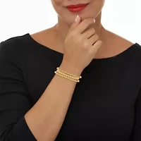 Ball Bead Goldtone Bracelets 7-inch length plus 2-inch extension