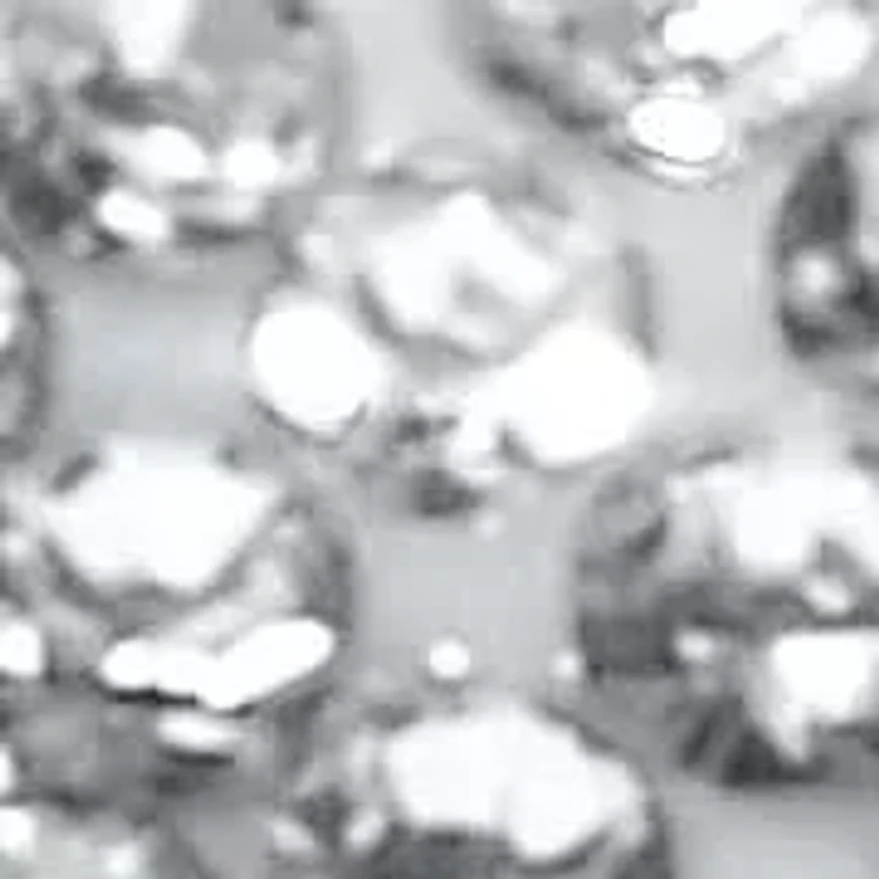 Round Crystal Gold Ion-Plated Stainless Steel Heart Charm Bracelet Set 7-inch