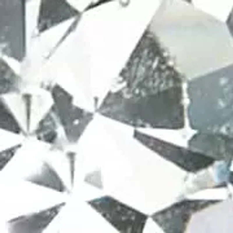 White Crystal Goldtone Hoop Teardrop Earrings (1.5")