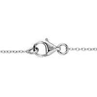 4.05 Cttw. Round Cubic Zirconia Platinum Over Silver Pendant With 18-20" Chain