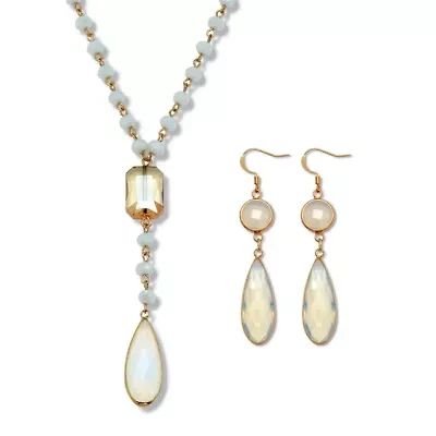 Aurora Borealis Crystal Goldtone Vintage-Inspired Jewelry Set
