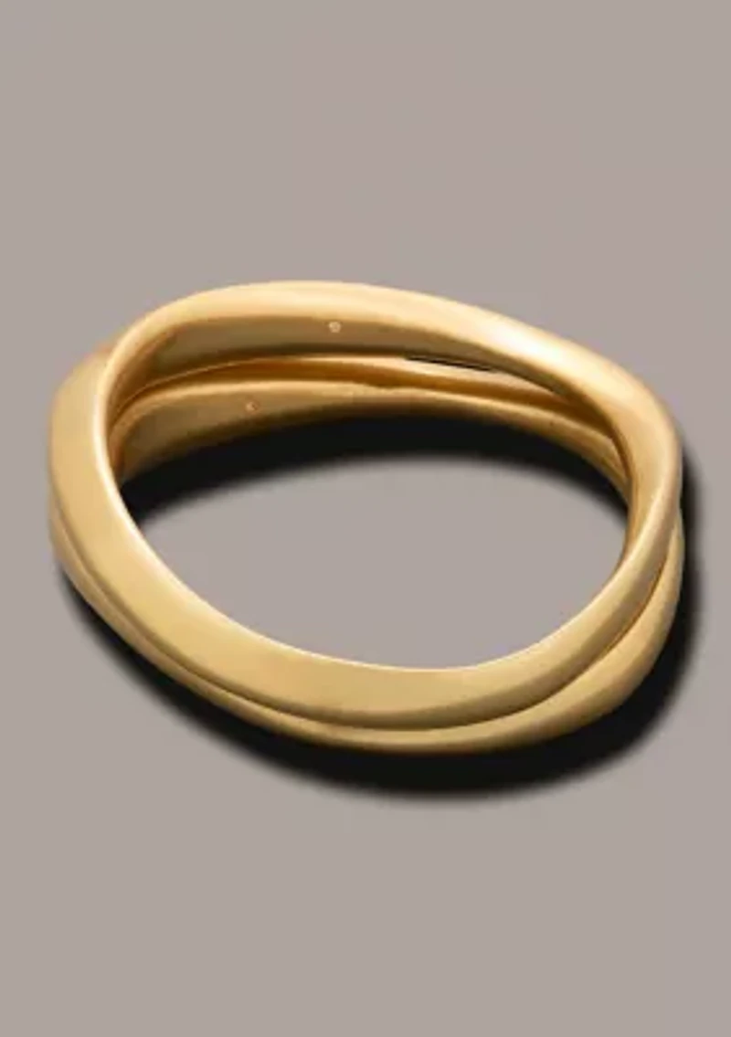 Molten Bangle Bracelet Set