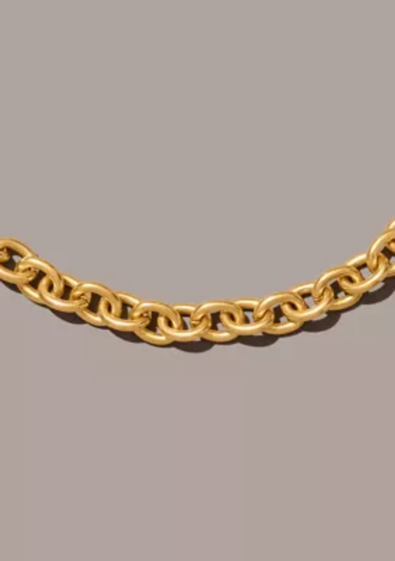 Gold Plated 24K Wave Coin Flex Bracelet