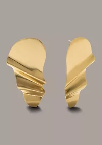  Twisted Gold Tone Earrings