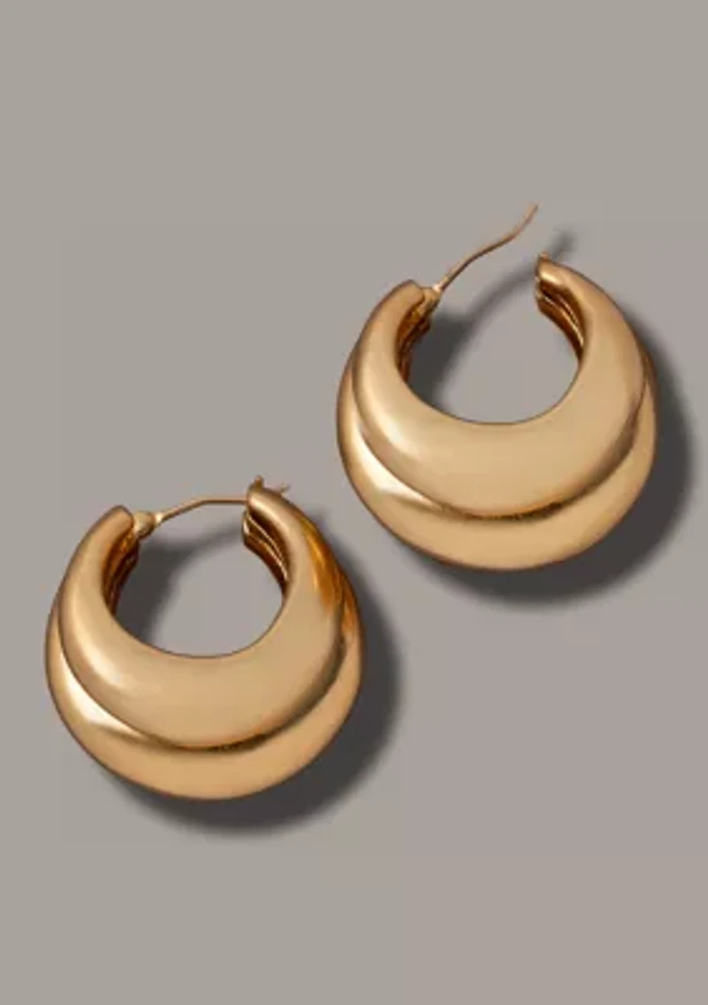Multirow Molten Hoop Earrings