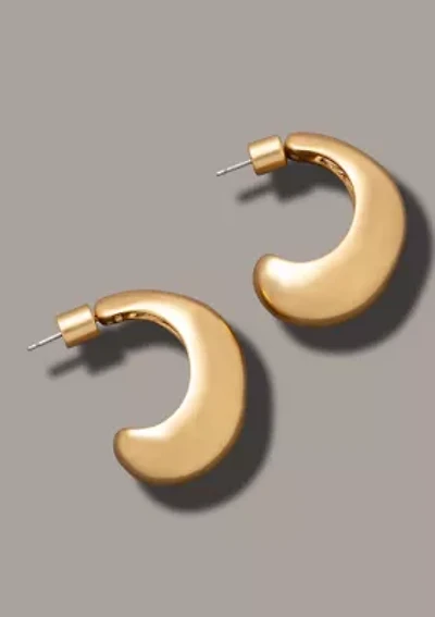  Molten C Hoop Earrings