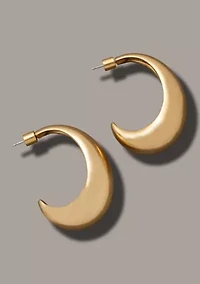 Taper C Hoop Earrings