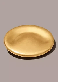 Gold Plated 24K Wave Coin Brooch Pin