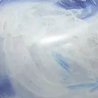 Silver Tone Blue Beaded Bracelet