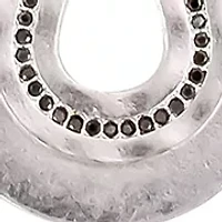 Silver Tone Chain Link Pendant Necklace