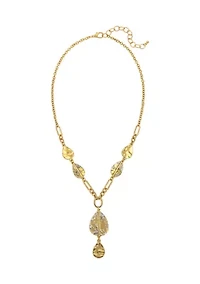 Short Teardrop Pendant Necklace