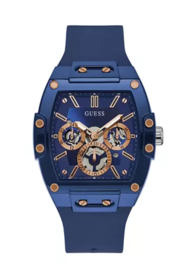 Phoenix Blue Silicone Strap Watch