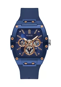 Phoenix Blue Silicone Strap Watch 