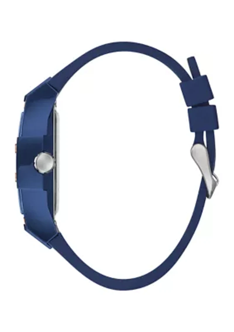 Phoenix Blue Silicone Strap Watch 