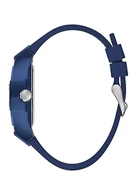 Phoenix Blue Silicone Strap Watch 