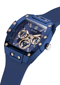 Phoenix Blue Silicone Strap Watch 