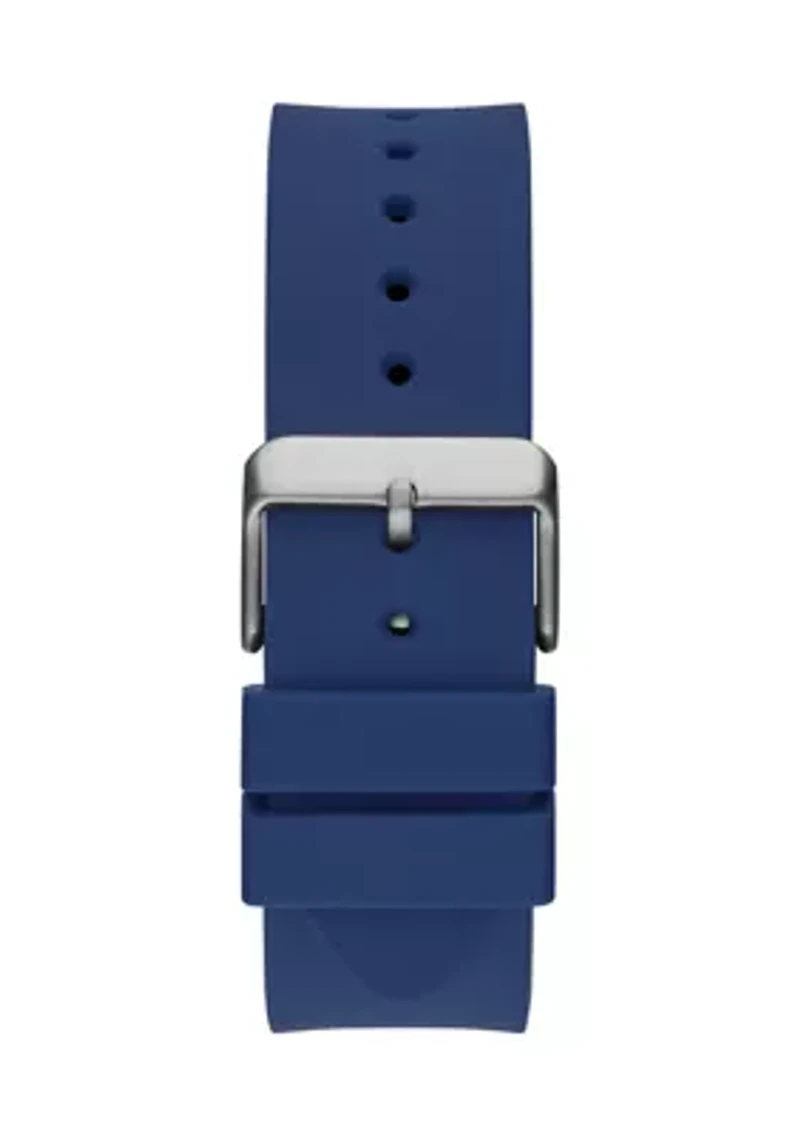 Phoenix Blue Silicone Strap Watch 