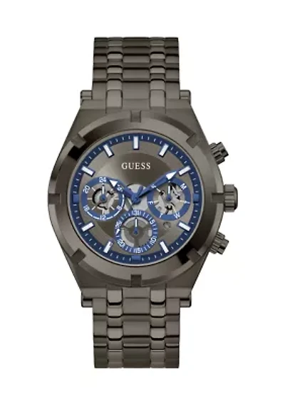 Gunmetal Case Stainless Steel Watch