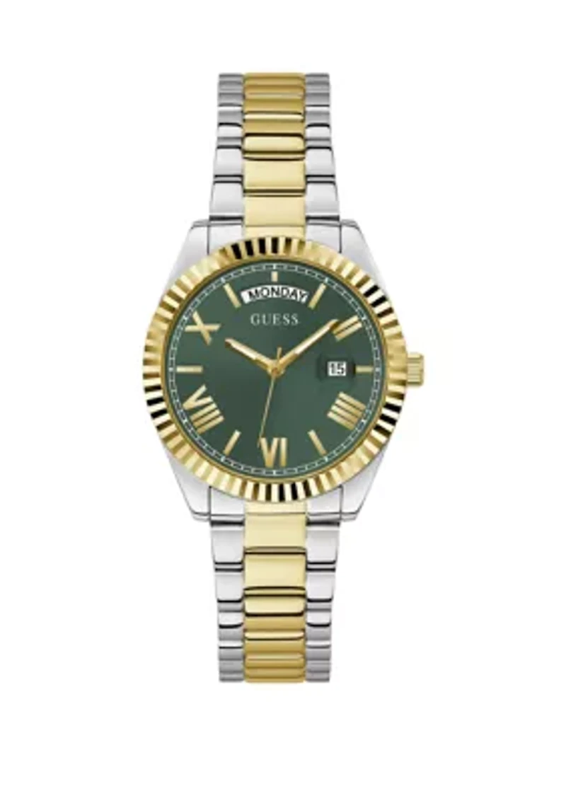 Women's Two Tone Day Date Watch