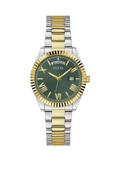 Women's Two Tone Day Date Watch
