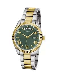 Women's Two Tone Day Date Watch