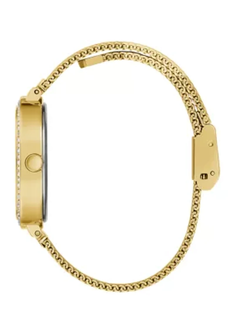 Gold Mesh Watch 