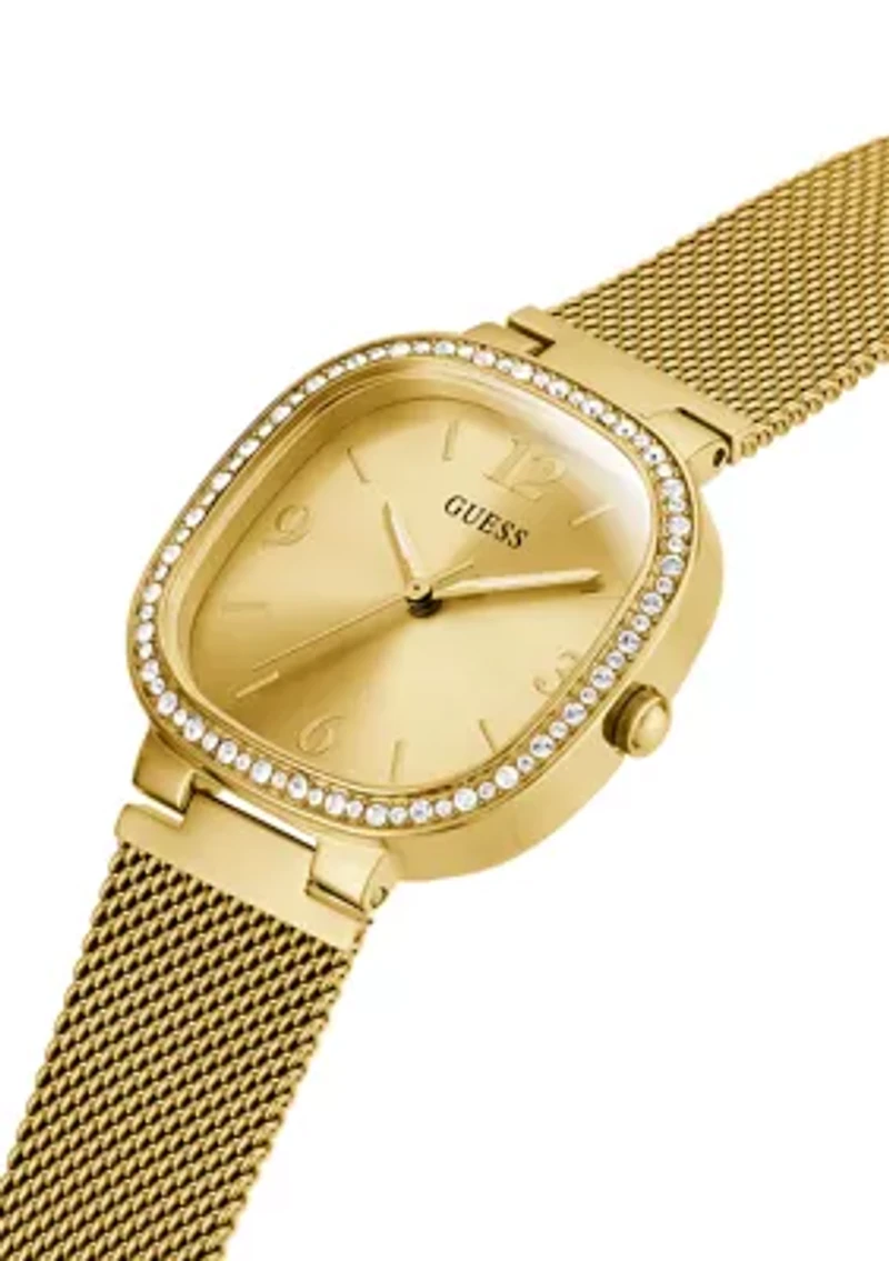 Gold Mesh Watch 