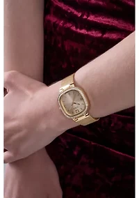 Gold Mesh Watch 