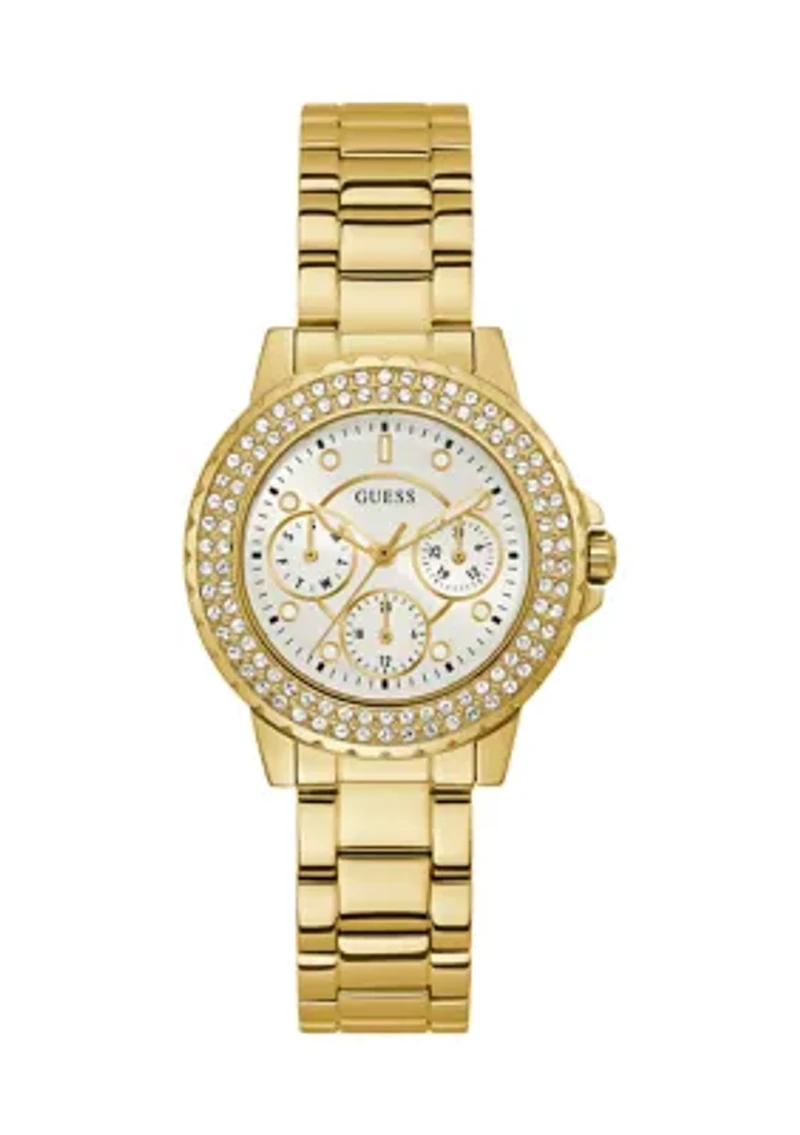 Gold Tone Stainless Steel Watch 