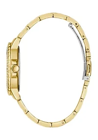 Gold Tone Stainless Steel Watch 